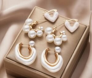 5 WORKING DAYS 3 pairs/6 pieces/set Earrings
